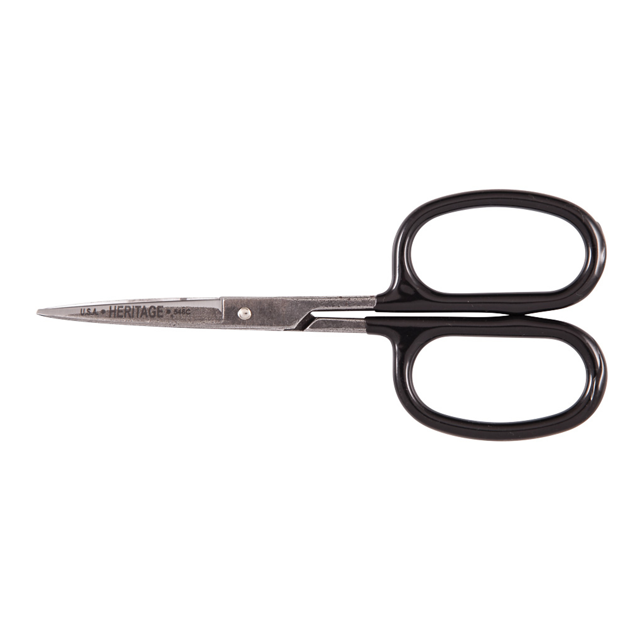 Klein Tools Rubber Flashing Scissors — 5.5in., Curved Blade, Cushion-Grip Handles, Model# 546C